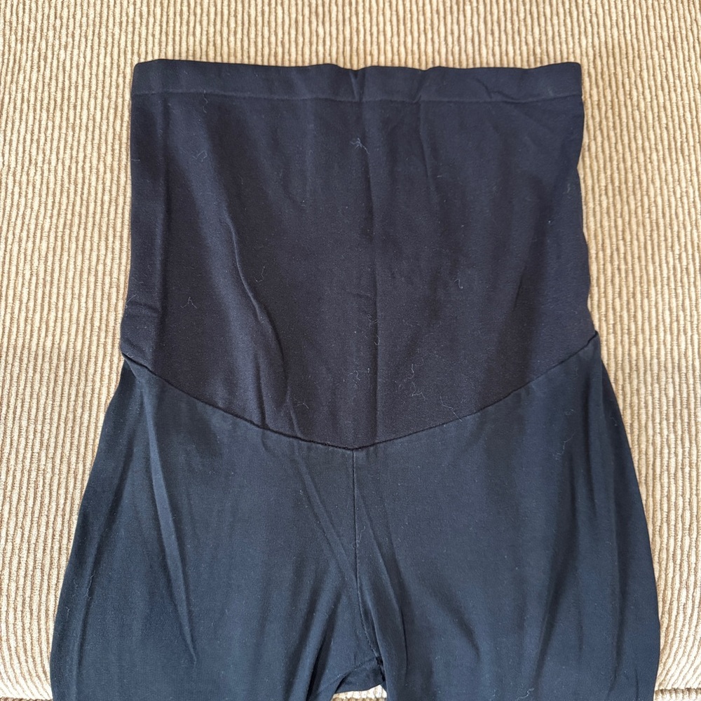 Black Full-Belly Maternity Leggings